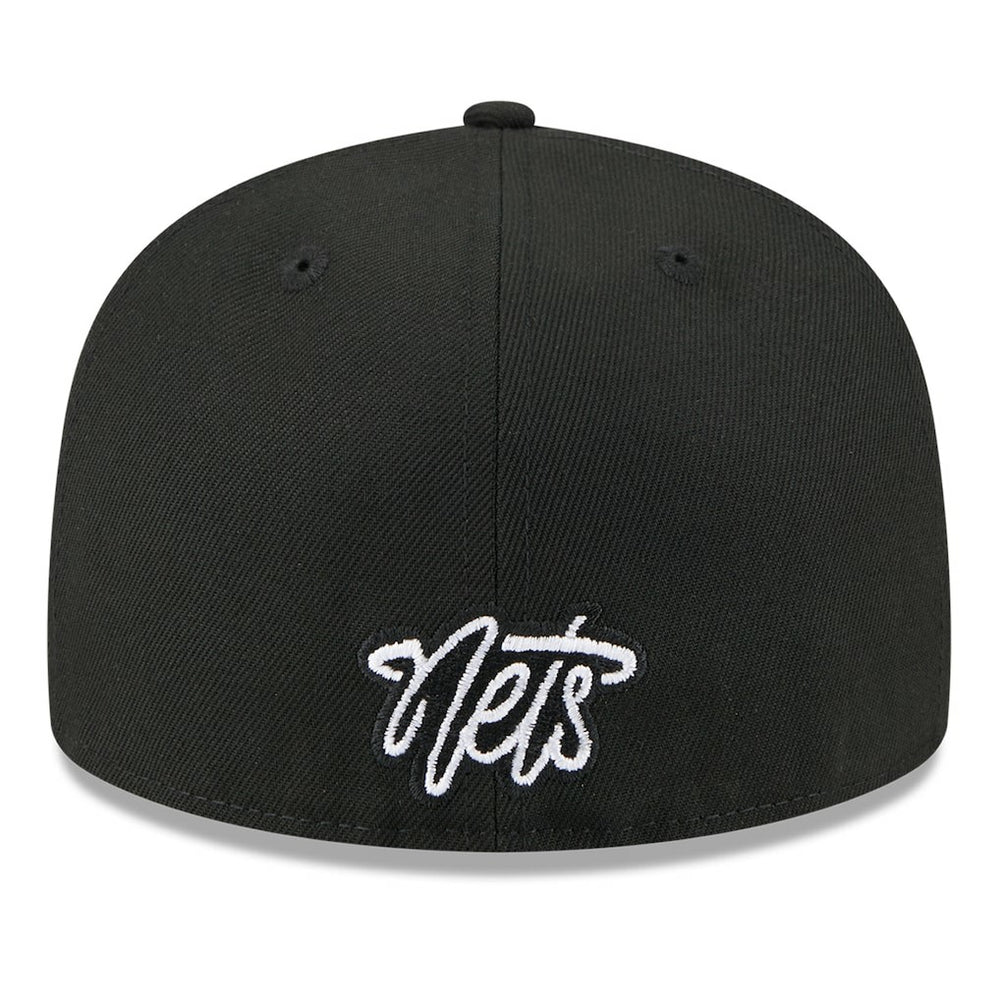 Brooklyn Nets 2025 NBA Tip Off Split Panel 59FIFTY Fitted Hat - White/Black outlet
