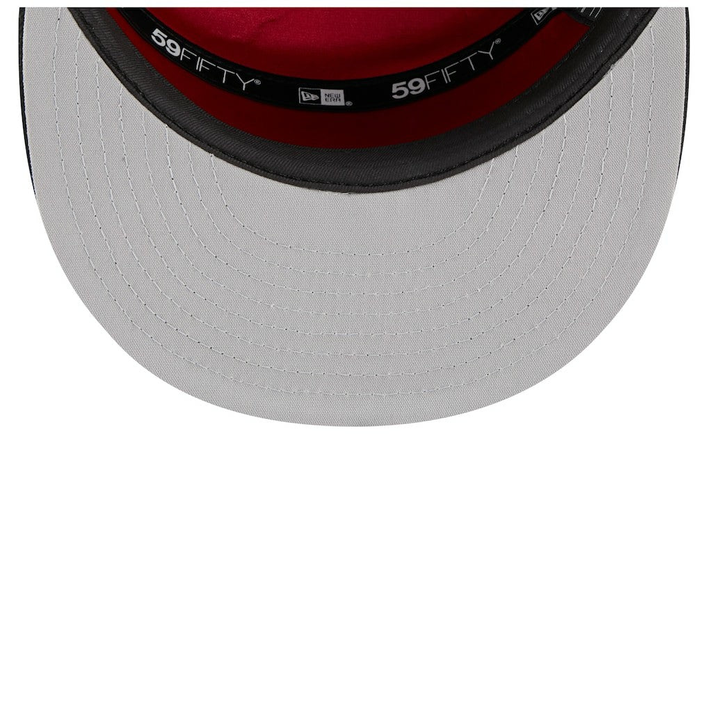 Chicago Bulls 2025 NBA Tip Off Split Panel 59FIFTY Fitted Hat - White/Black cheap