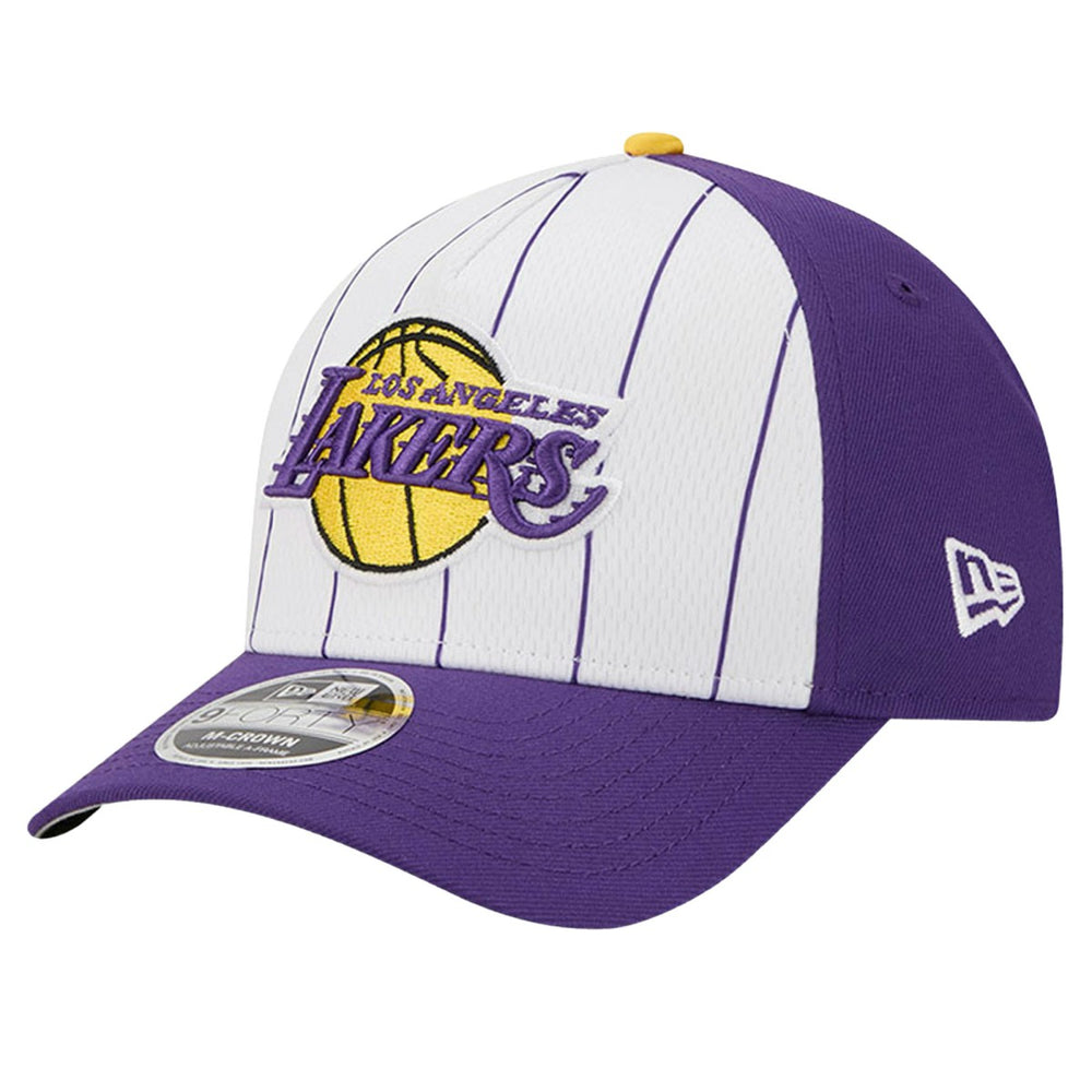 Los Angeles Lakers 2025 NBA Tip Off M-Crown A-Frame 9FORTY Adjustable Hat - White/Purple discount