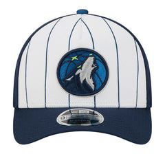 Minnesota Timberwolves 2025 NBA Tip Off M-Crown A-Frame 9FORTY Adjustable Hat - White/Navy cheap