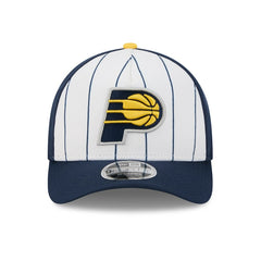 Indiana Pacers 2025 NBA Tip Off M-Crown A-Frame 9FORTY Adjustable Hat - White/Navy on sale
