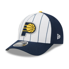 Indiana Pacers 2025 NBA Tip Off M-Crown A-Frame 9FORTY Adjustable Hat - White/Navy on sale