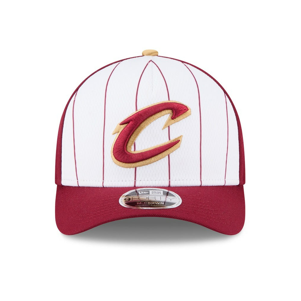 Cleveland Cavaliers 2025 NBA Tip Off M-Crown A-Frame 9FORTY Adjustable Hat sale - White/Wine shop