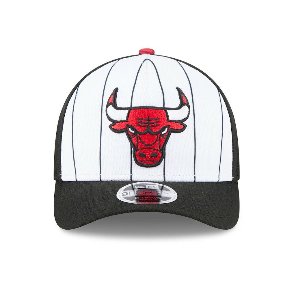 Chicago Bulls 2025 NBA Tip Off M-Crown A-Frame 9FORTY Adjustable Hat - White/Black outlet
