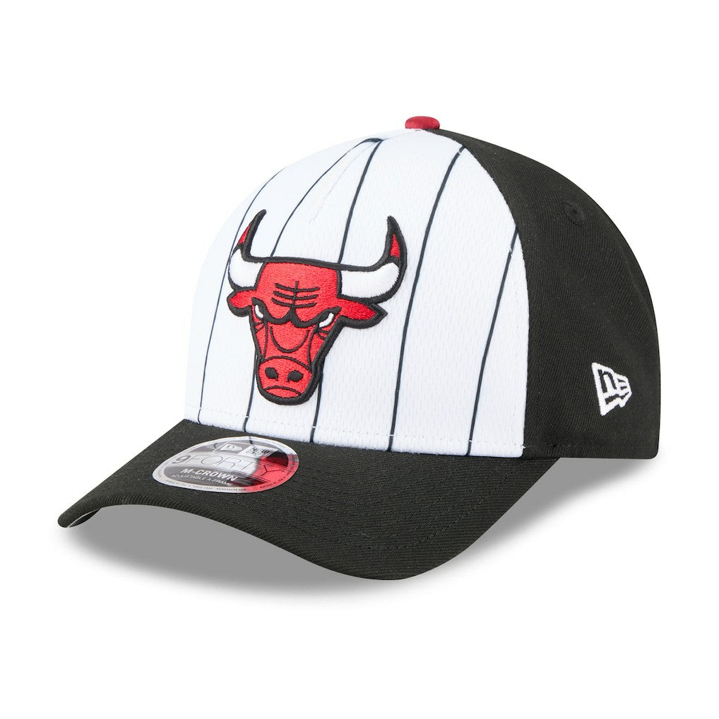 Chicago Bulls 2025 NBA Tip Off M-Crown A-Frame 9FORTY Adjustable Hat - White/Black outlet