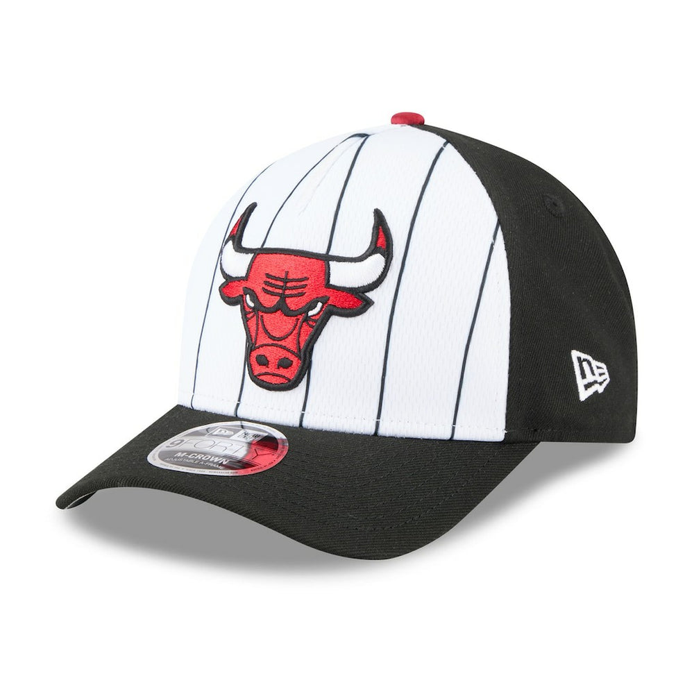 Chicago Bulls 2025 NBA Tip Off M-Crown A-Frame 9FORTY Adjustable Hat - White/Black outlet