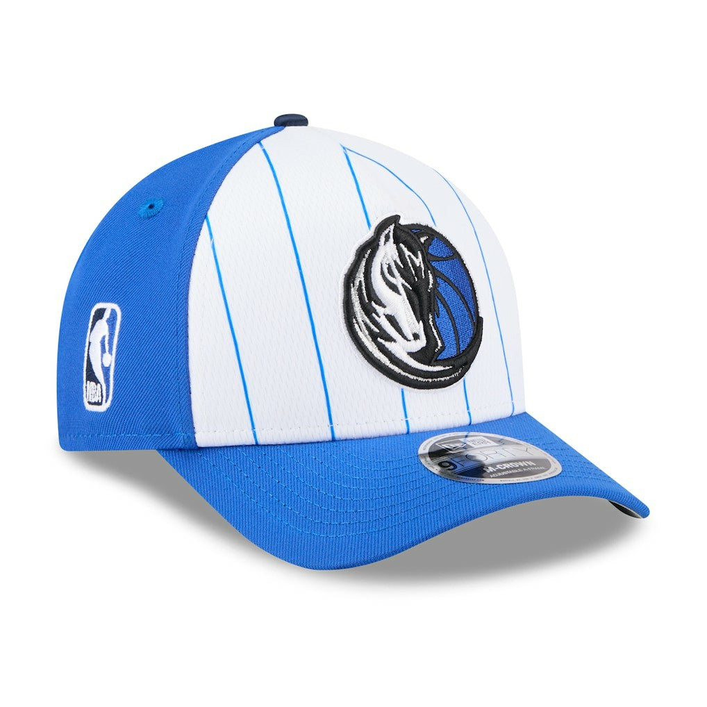 Dallas Mavericks 2025 NBA Tip Off M-Crown A-Frame 9FORTY Adjustable Hat sale - White/Blue sale