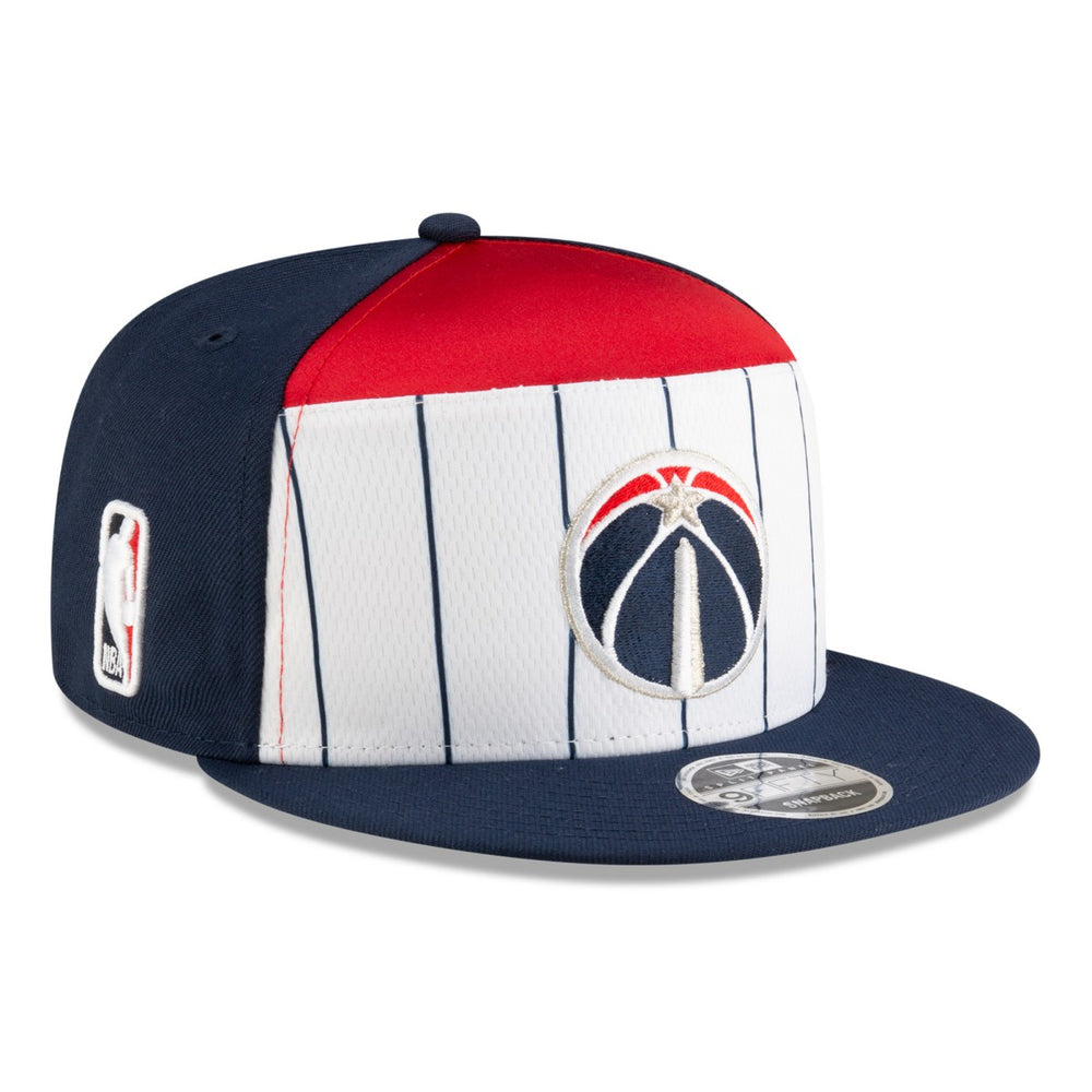 Washington Wizards 2025 NBA Tip Off Split Panel 9FIFTY Snapback Hat - White/Navy discount