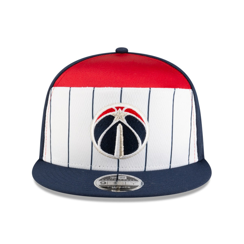 Washington Wizards 2025 NBA Tip Off Split Panel 9FIFTY Snapback Hat - White/Navy discount