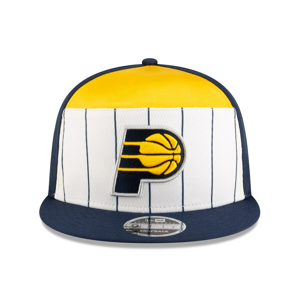 Indiana Pacers 2025 NBA Tip Off Split Panel 9FIFTY Snapback Hat - White/Navy shop