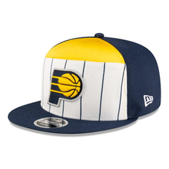 Indiana Pacers 2025 NBA Tip Off Split Panel 9FIFTY Snapback Hat - White/Navy shop