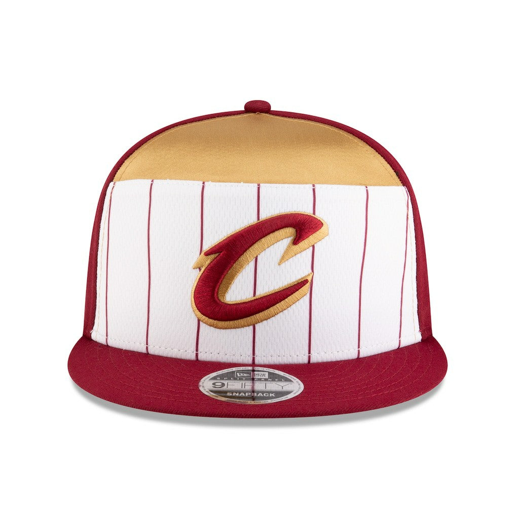 Cleveland Cavaliers 2025 NBA Tip Off Split Panel 9FIFTY Snapback Hat sale - White/Wine shop