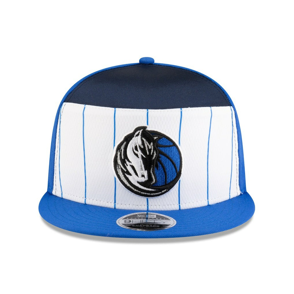 Dallas Mavericks 2025 NBA Tip Off Split Panel 9FIFTY Snapback Hat sale - White/Blue for sale