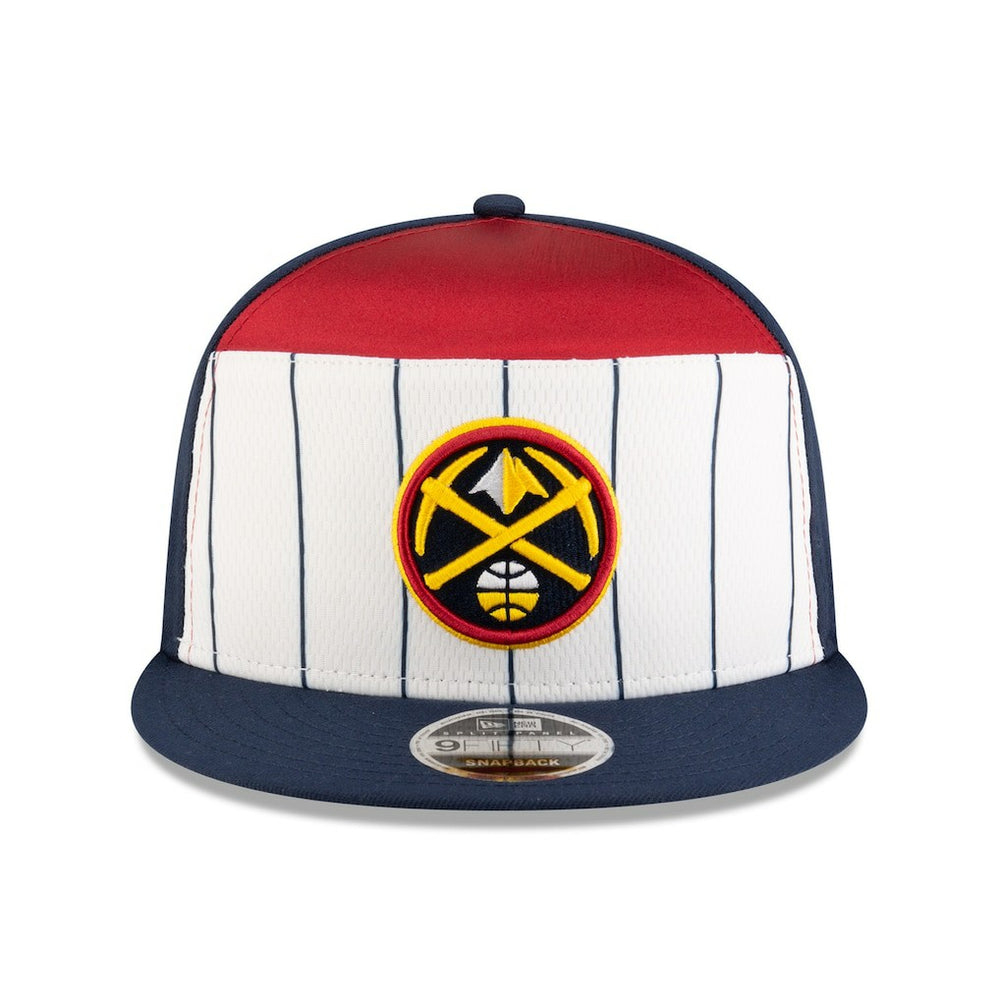 Denver Nuggets 2025 NBA Tip Off Split Panel 9FIFTY Snapback Hat sale - White/Navy online
