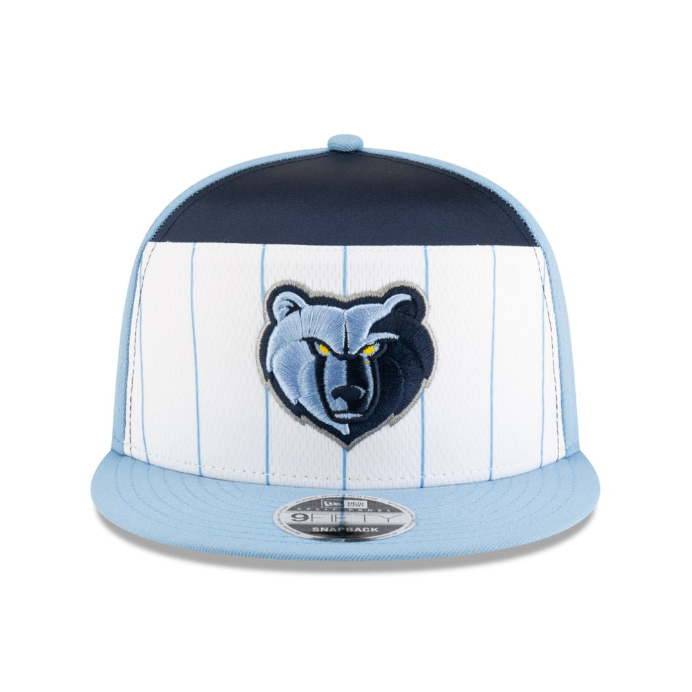 Memphis Grizzlies 2025 NBA Tip Off Split Panel 9FIFTY Snapback Hat - White/Light Blue outlet