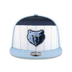 Memphis Grizzlies 2025 NBA Tip Off Split Panel 9FIFTY Snapback Hat - White/Light Blue outlet