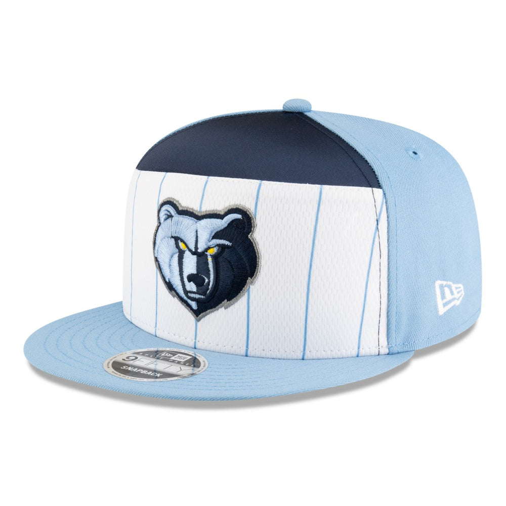 Memphis Grizzlies 2025 NBA Tip Off Split Panel 9FIFTY Snapback Hat - White/Light Blue outlet