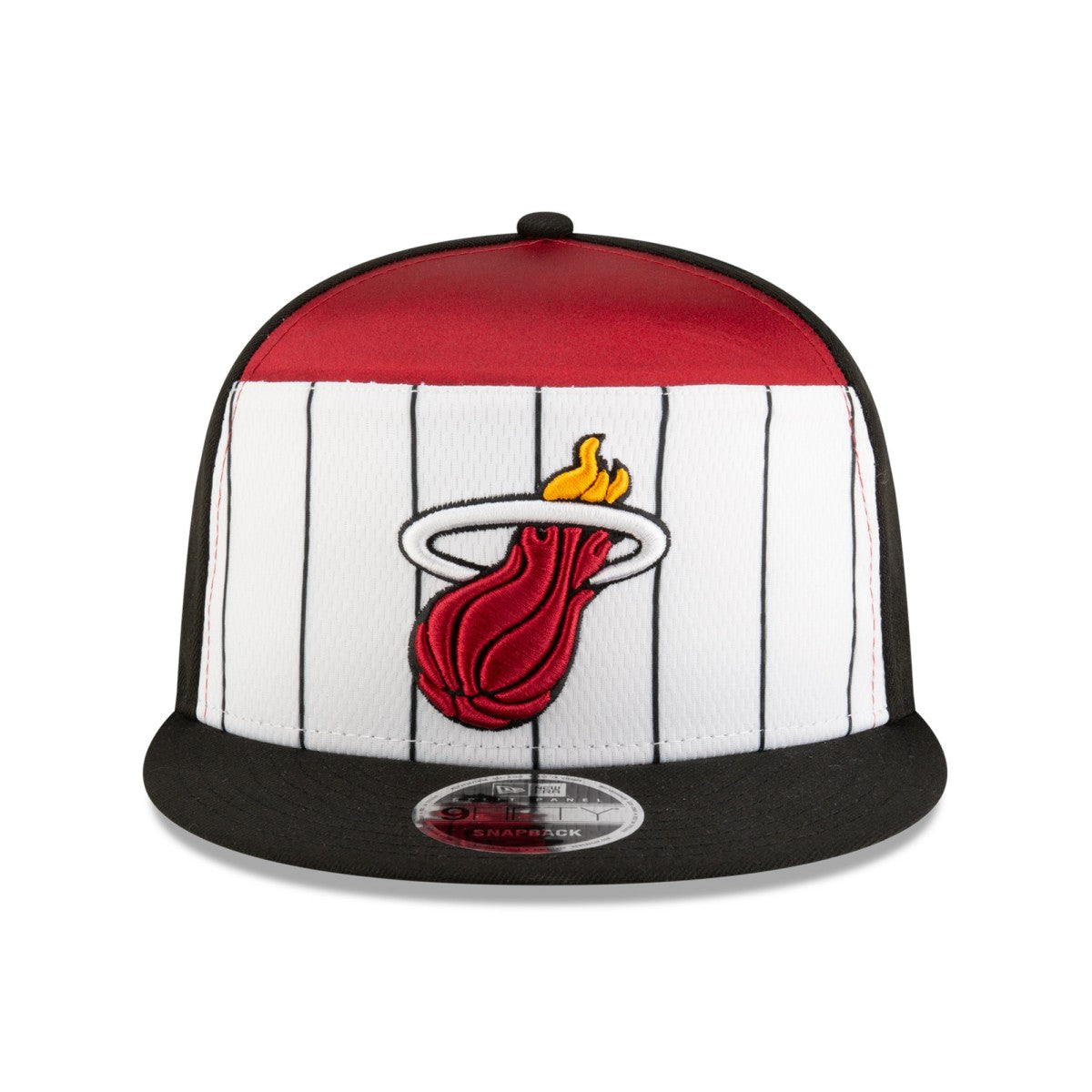 Miami Heat 2025 NBA Tip Off Split Panel 9FIFTY Snapback Hat - White/Black on sale