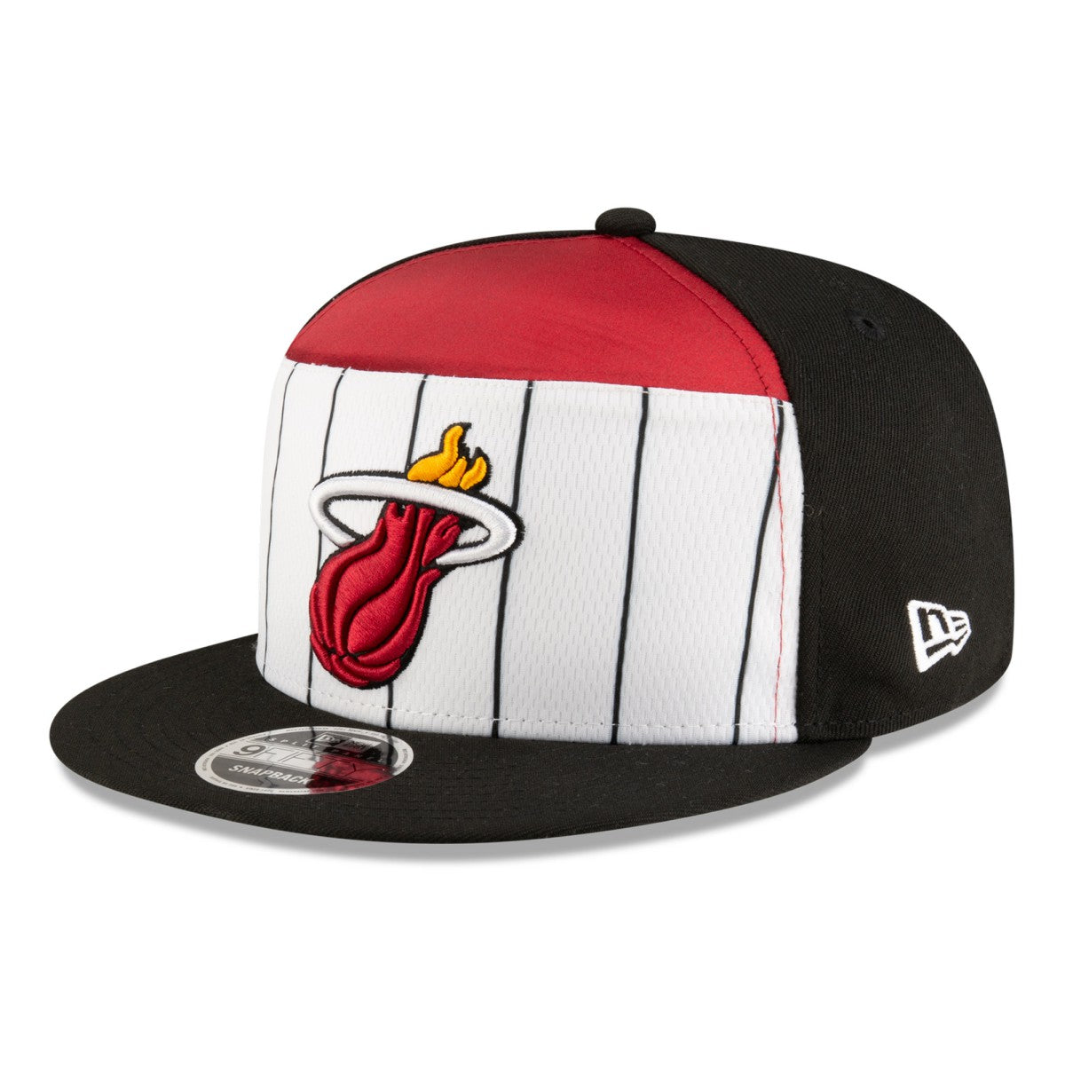 Miami Heat 2025 NBA Tip Off Split Panel 9FIFTY Snapback Hat - White/Black on sale