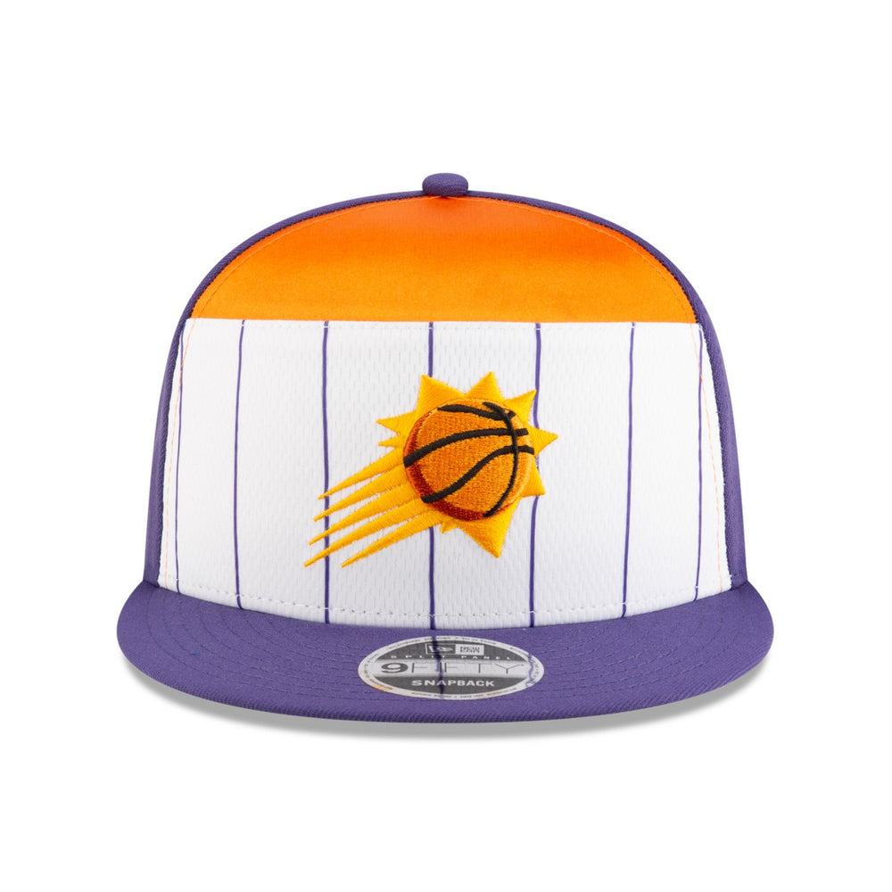 Phoenix Suns 2025 NBA Tip Off Split Panel 9FIFTY Snapback Hat - White/Purple for sale