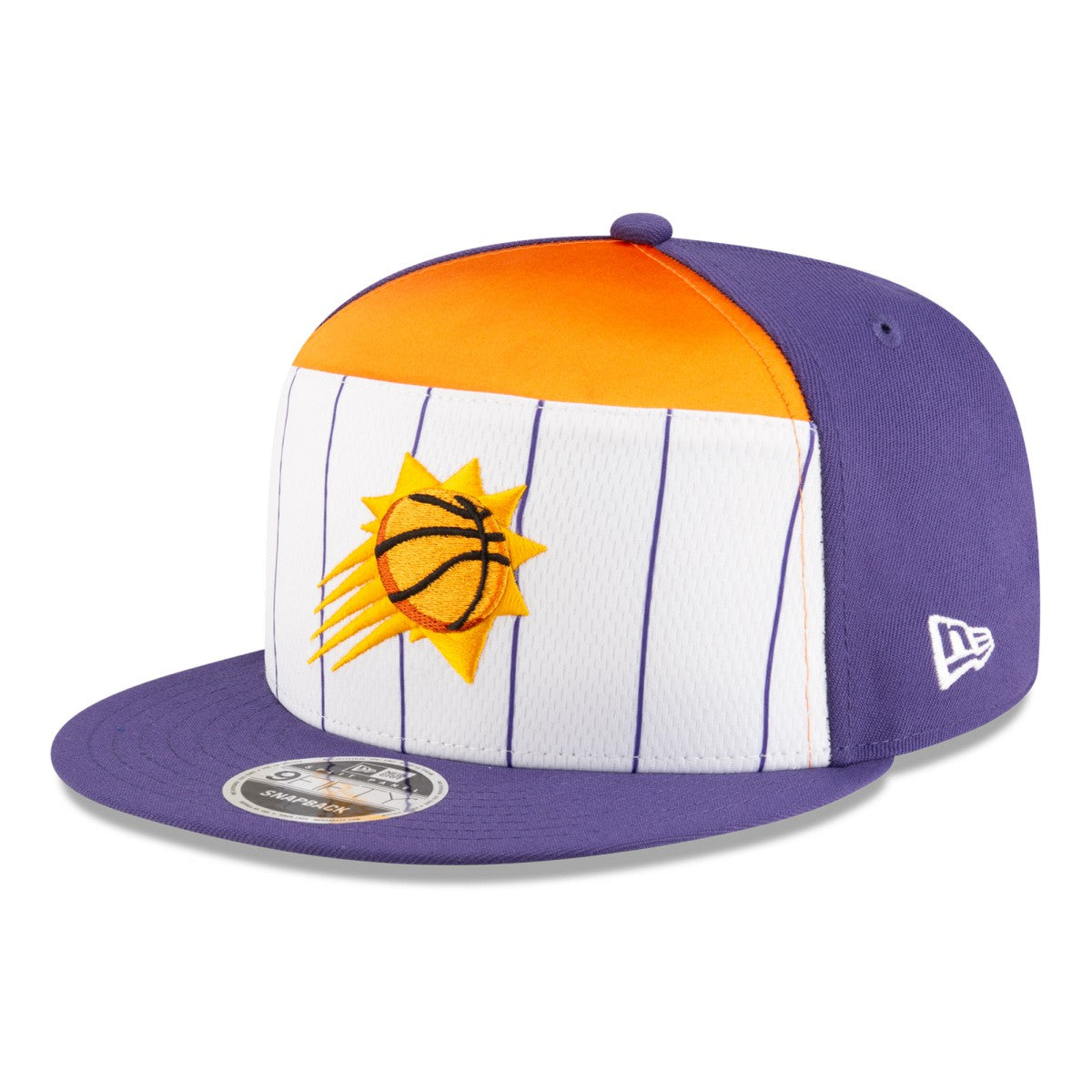 Phoenix Suns 2025 NBA Tip Off Split Panel 9FIFTY Snapback Hat - White/Purple for sale