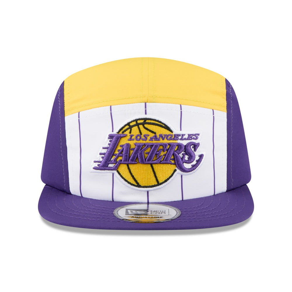 Los Angeles Lakers 2025 NBA Tip Off Camper Adjustable Hat - White/Purple on sale