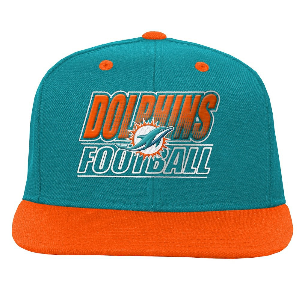 Miami Dolphins Outerstuff Youth Team Gradient Deadstock Snapback Hat - Aqua discount