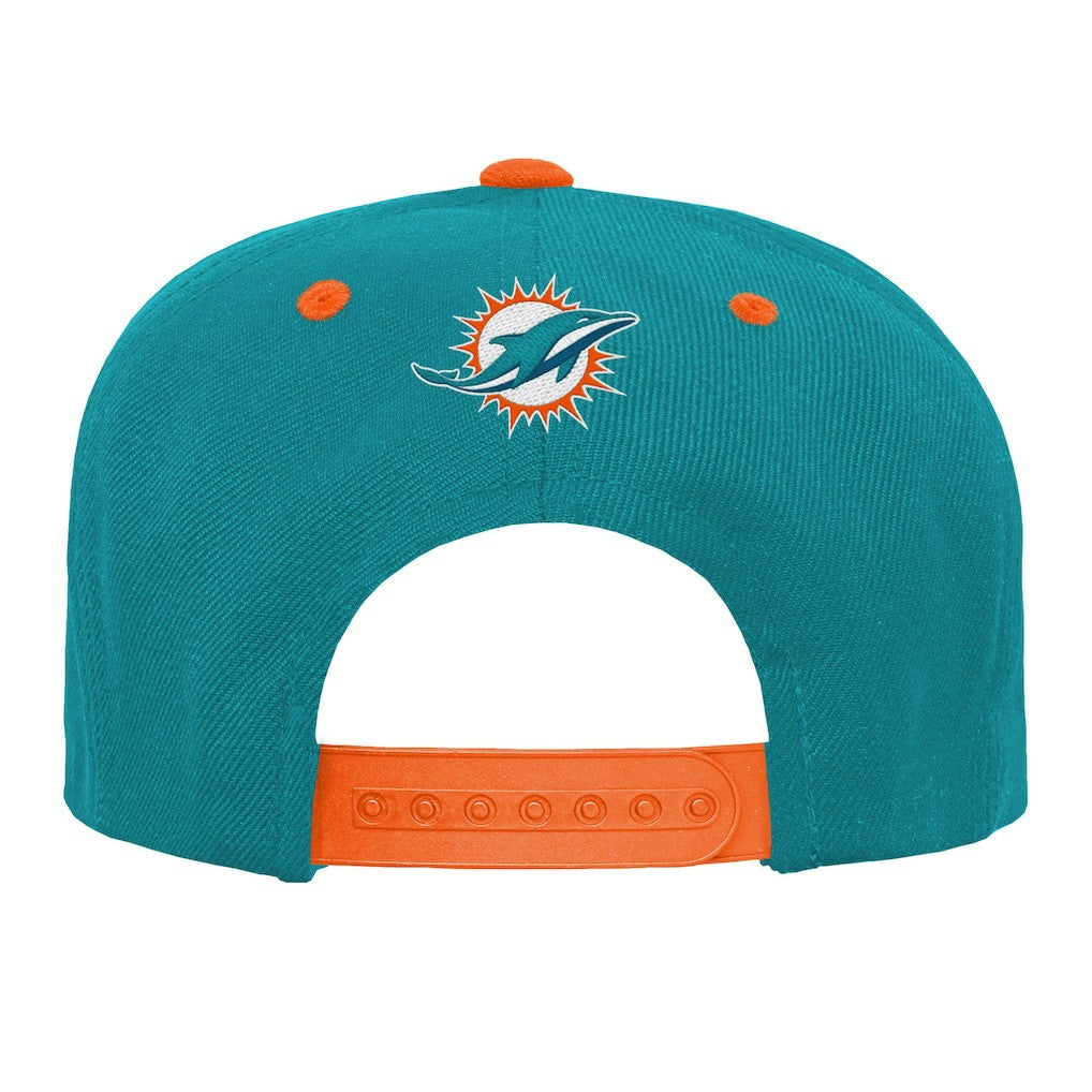 Miami Dolphins Outerstuff Youth Team Gradient Deadstock Snapback Hat - Aqua discount