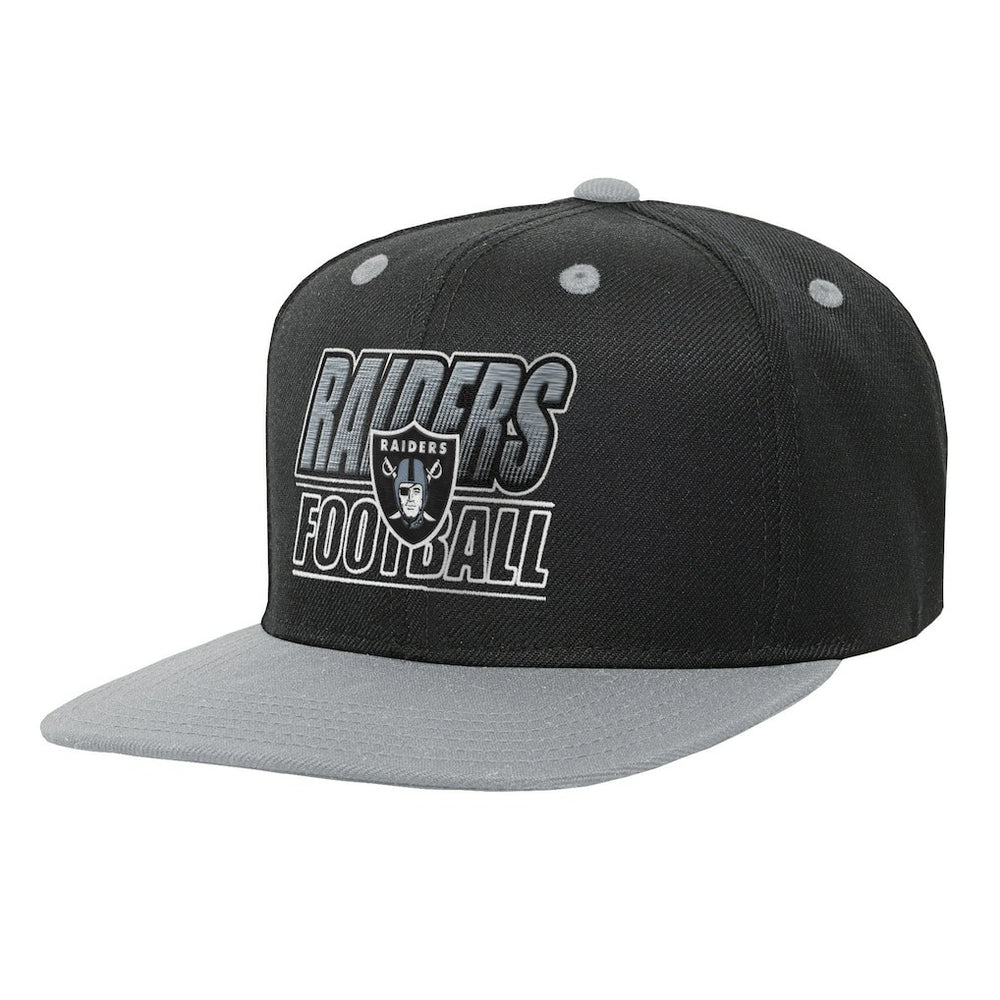 Las Vegas Raiders Outerstuff Youth Team Gradient Deadstock Snapback Hat - Black on sale