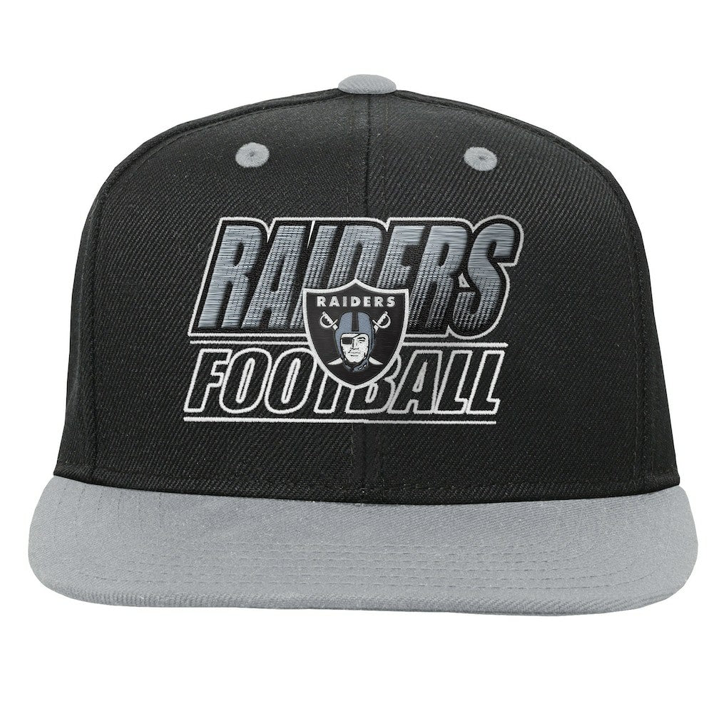 Las Vegas Raiders Outerstuff Youth Team Gradient Deadstock Snapback Hat - Black on sale