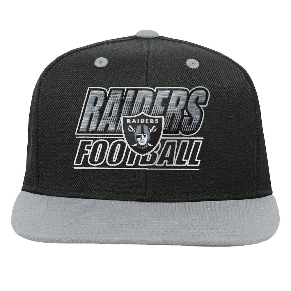 Las Vegas Raiders Outerstuff Youth Team Gradient Deadstock Snapback Hat - Black on sale