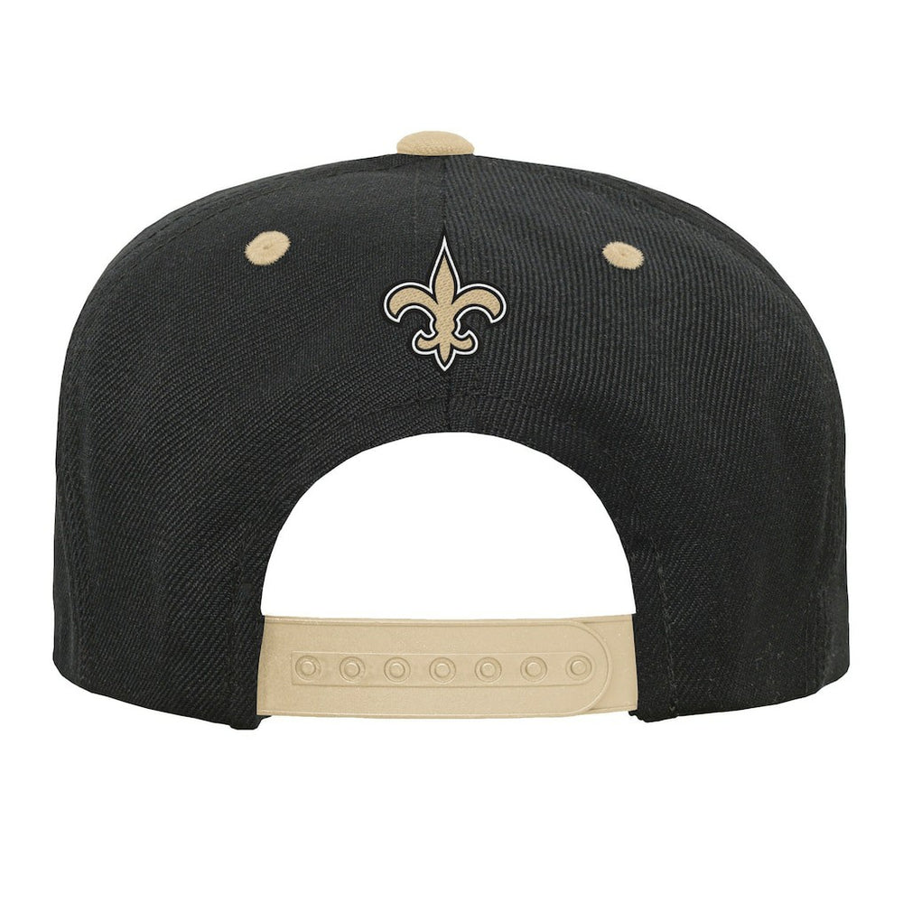 New Orleans Saints Outerstuff Youth Team Gradient Deadstock Snapback Hat - Black outlet