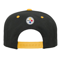 Pittsburgh Steelers Outerstuff Youth Team Gradient Deadstock Snapback Hat - Black sale