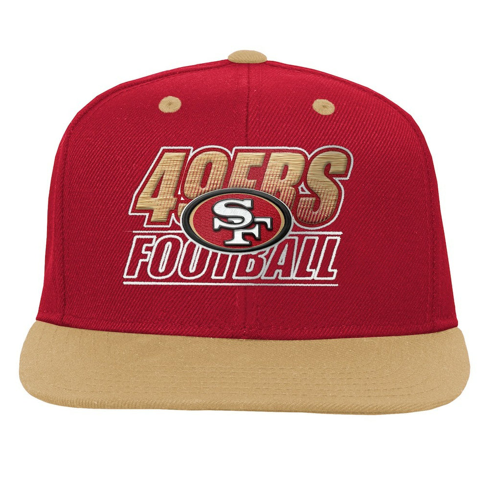 San Francisco 49ers Outerstuff Youth Team Gradient Deadstock Snapback Hat - Scarlet for sale