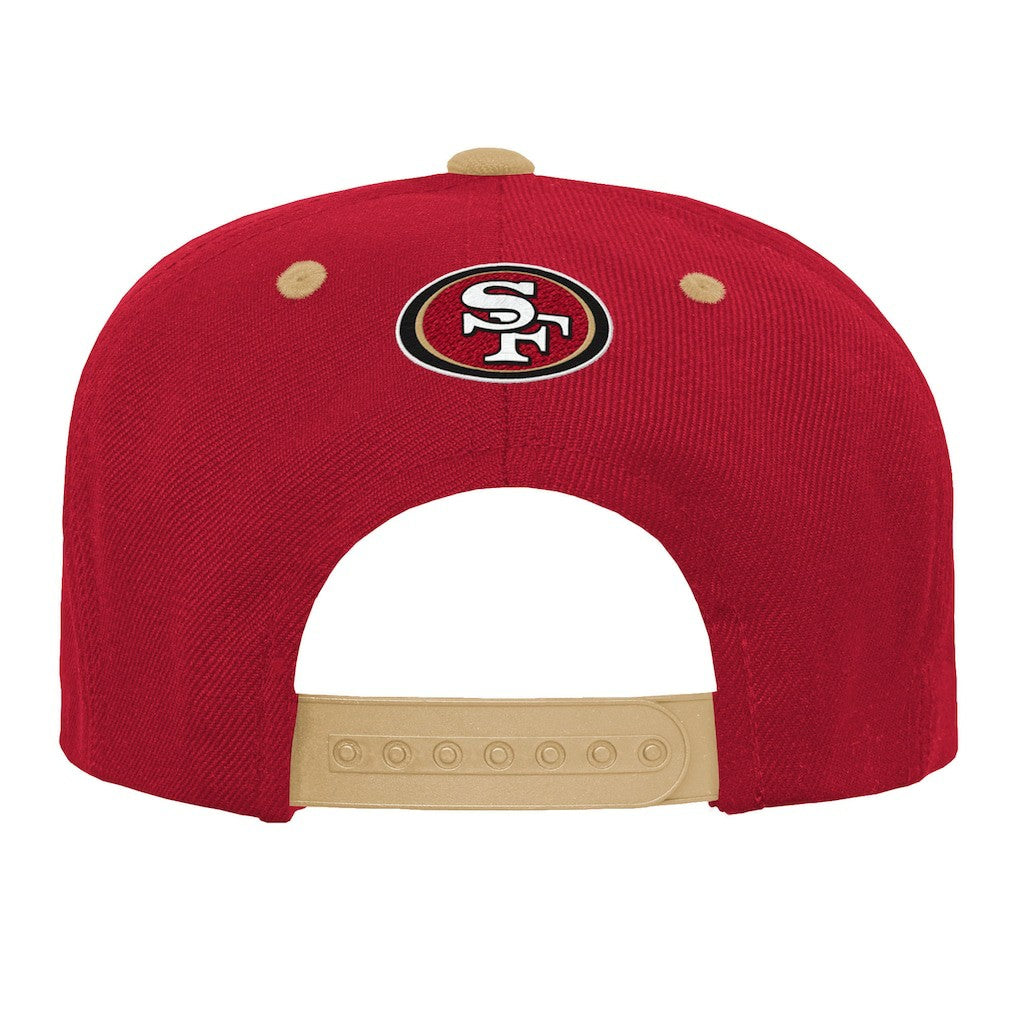 San Francisco 49ers Outerstuff Youth Team Gradient Deadstock Snapback Hat - Scarlet for sale