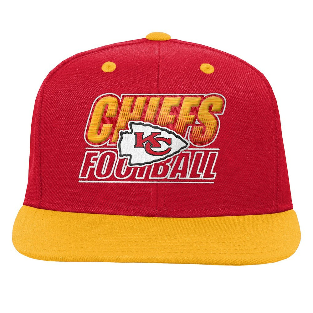 Kansas City Chiefs Outerstuff Youth Team Gradient Deadstock Snapback Hat - Red outlet