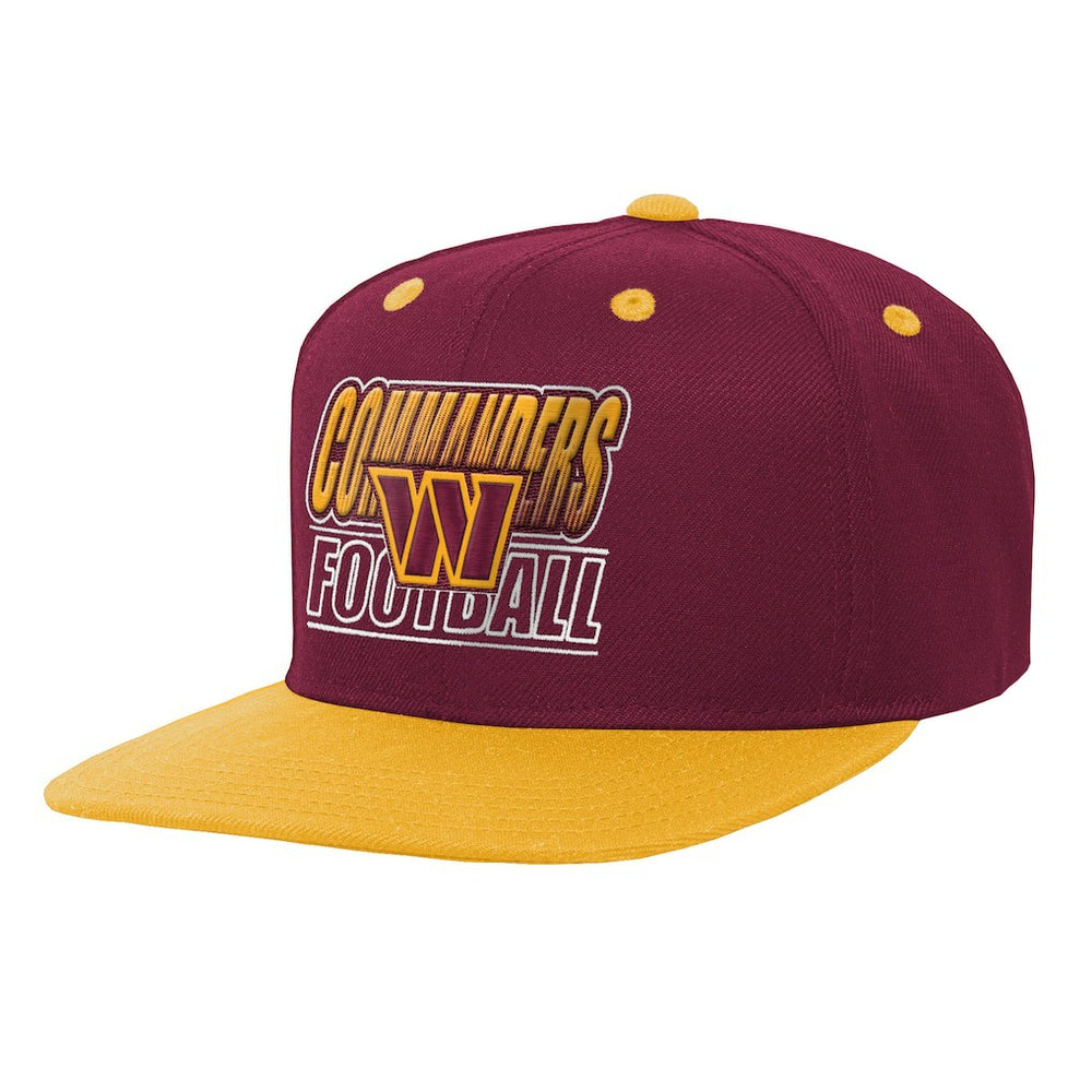 Washington Commanders Outerstuff Youth Team Gradient Deadstock Snapback Hat - Burgundy online