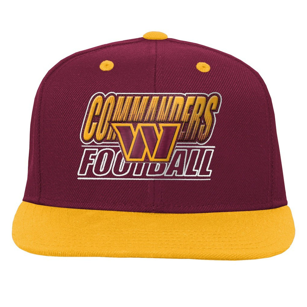 Washington Commanders Outerstuff Youth Team Gradient Deadstock Snapback Hat - Burgundy online