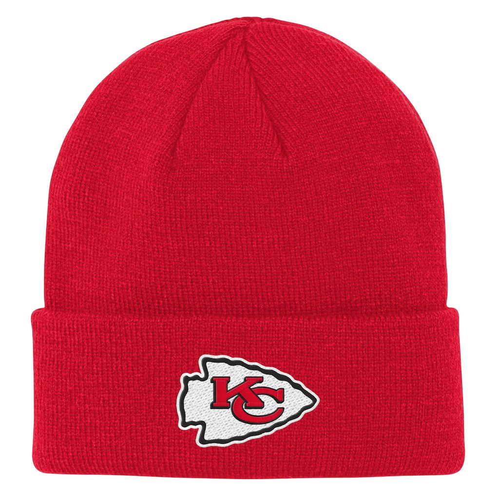 Kansas City Chiefs Outerstuff Youth Team Gradient Cuffed Knit Hat - Red on sale