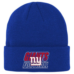 New York Giants Outerstuff Youth Team Gradient Cuffed Knit Hat - Royal cheap