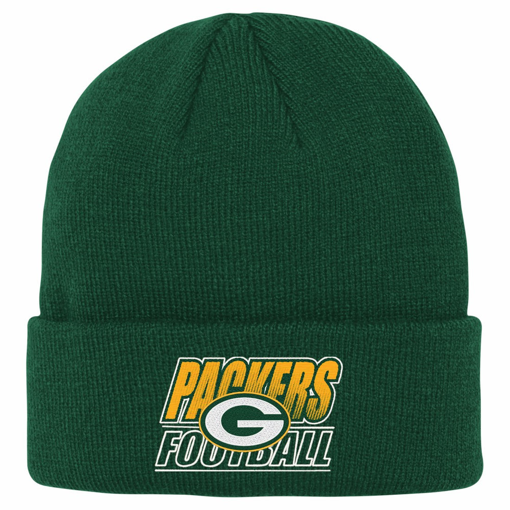 Green Bay Packers Outerstuff Youth Team Gradient Cuffed Knit Hat - Green discount