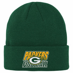 Green Bay Packers Outerstuff Youth Team Gradient Cuffed Knit Hat - Green discount