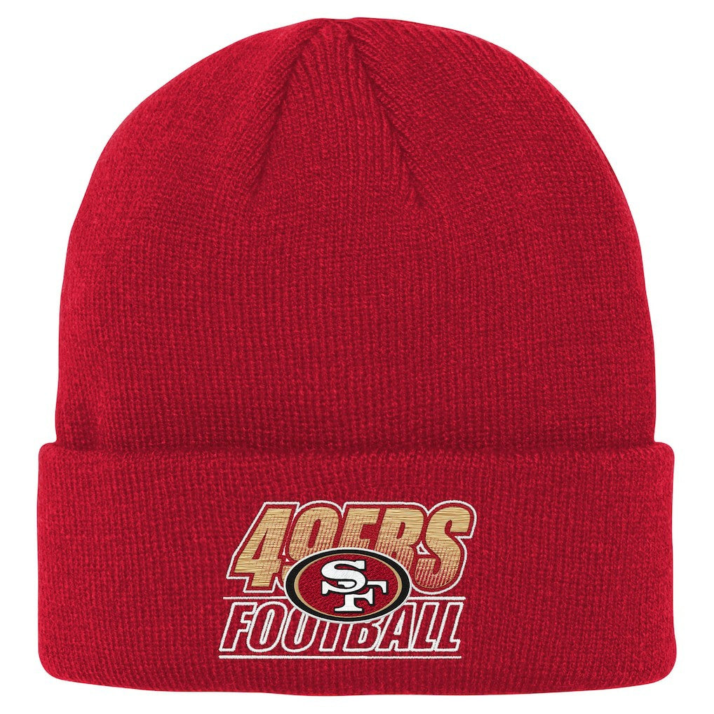 San Francisco 49ers Outerstuff Youth Team Gradient Cuffed Knit Hat - Scarlet online
