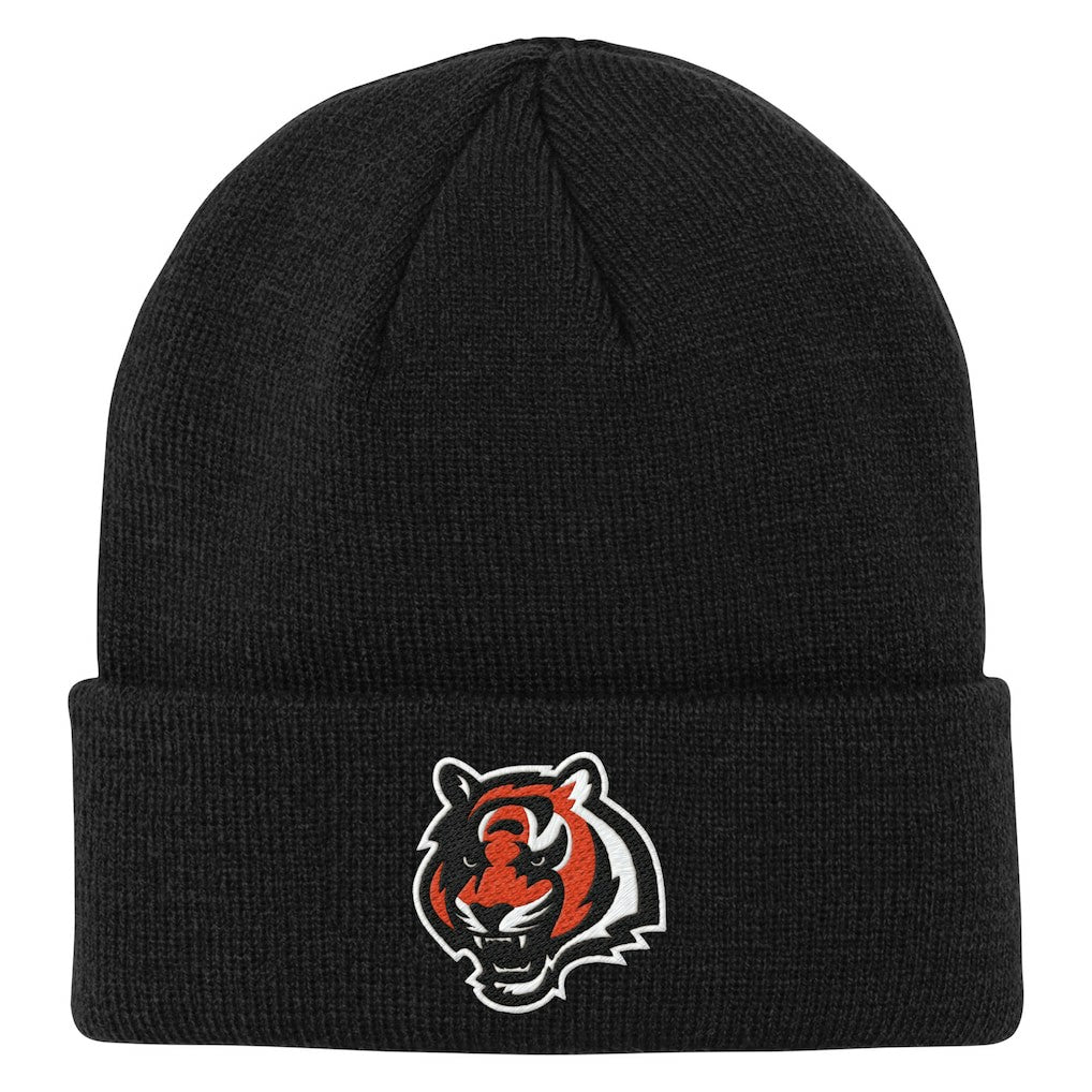 Cincinnati Bengals Outerstuff Youth Team Gradient Cuffed Knit Hat - Black online