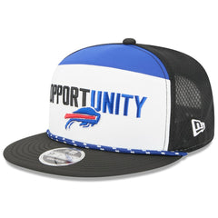 Buffalo Bills New Era 2025 Inspire Change Split Panel 9FIFTY Snapback Hat - White/Black cheap