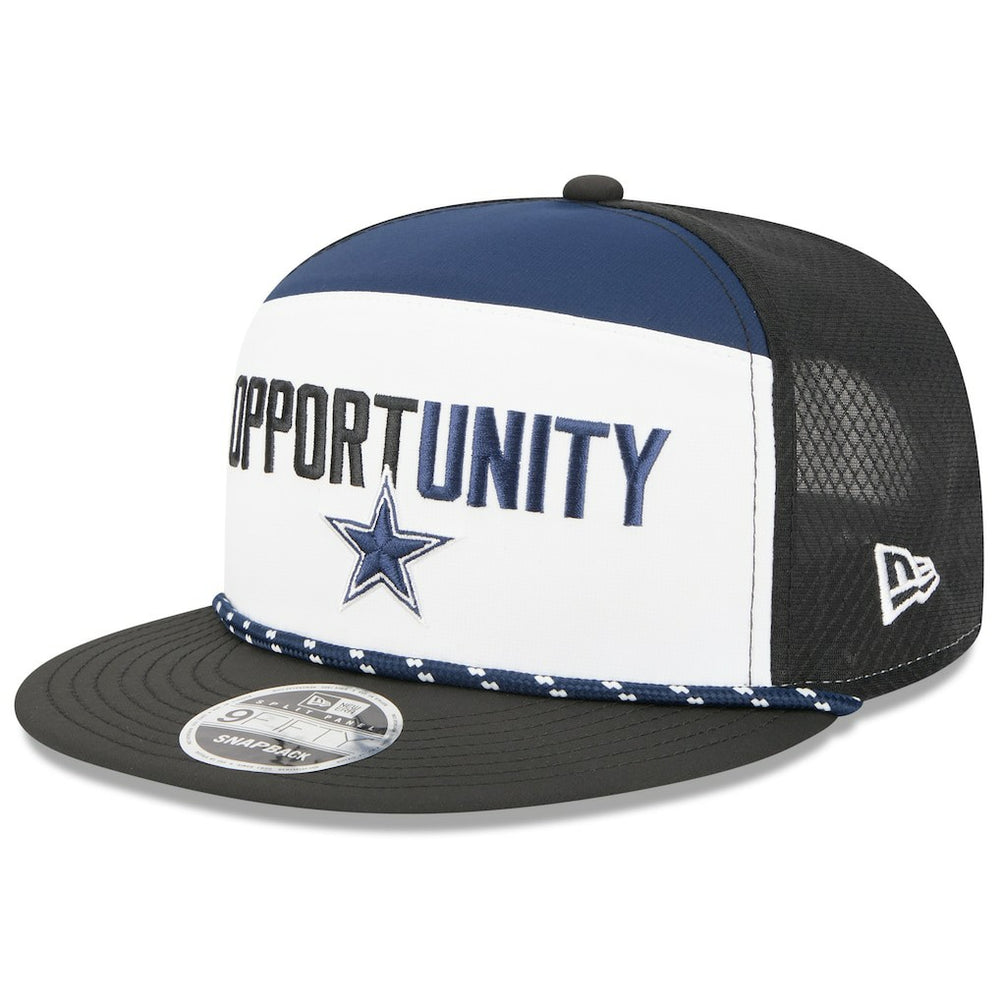 Dallas Cowboys New Era 2025 Inspire Change Split Panel 9FIFTY Snapback Hat - White/Black online