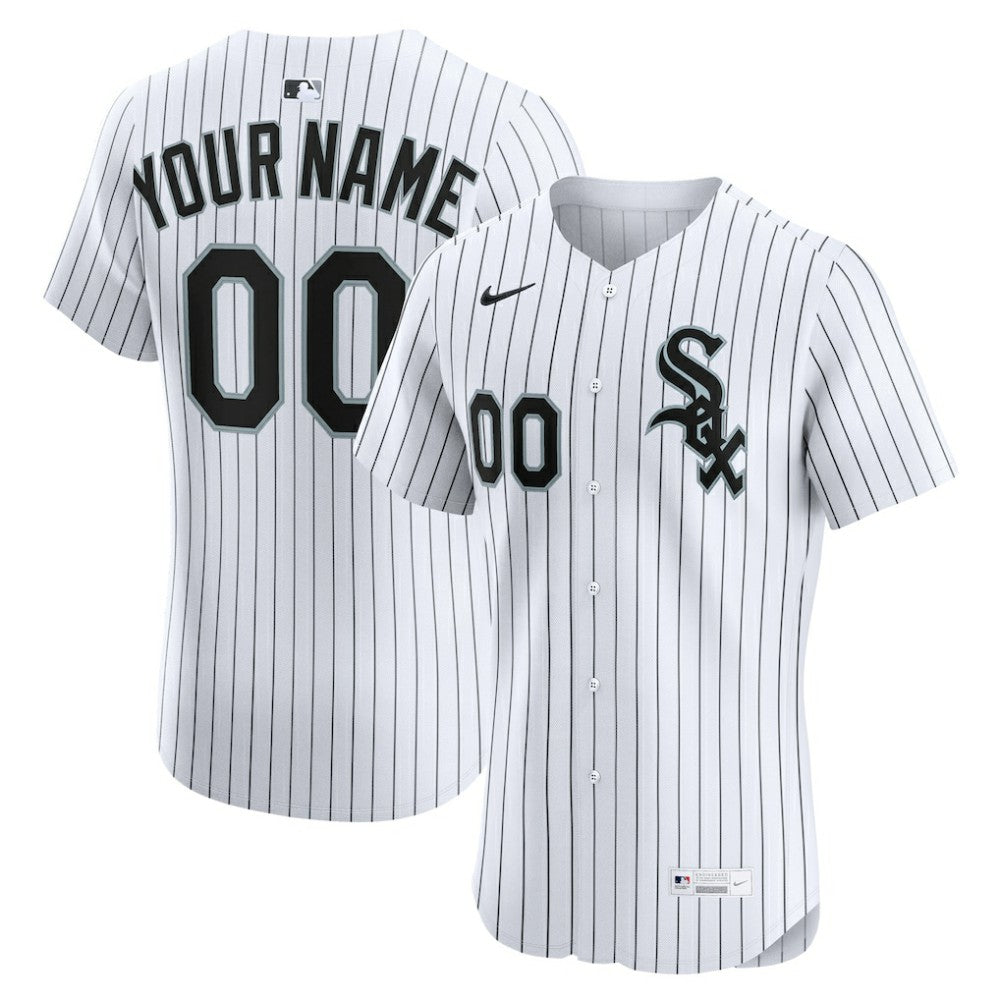 Chicago White Sox Home Elite Custom Jersey White