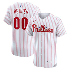 Philadelphia Phillies  Home Elite Pick-A-Player Retired Roster Jersey White