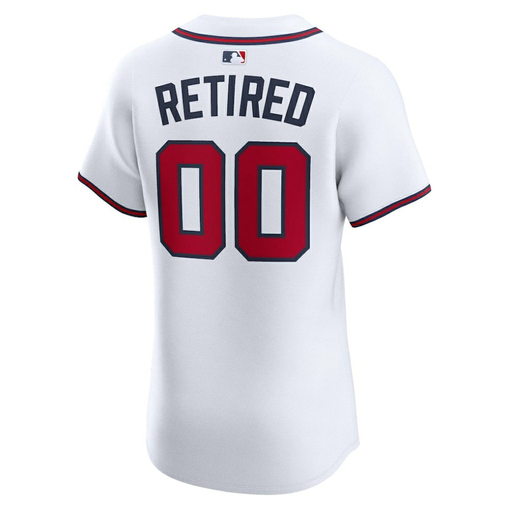 Atlanta Braves  Home Elite Pick-A-Player Retired Roster Jersey White