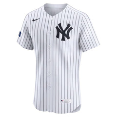 New York Yankees Home Elite Sponsor Patch Pick-A-Player Retired Roster Jersey White